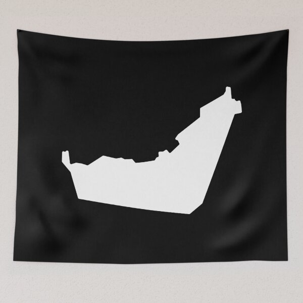 Item preview, United Arab Emirates Country Shape AE designed and sold by shitpostee.