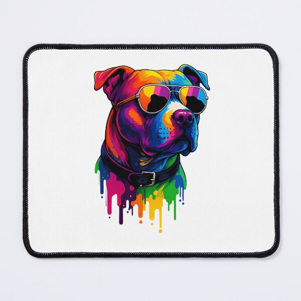 Item preview, Pitbull Dog With Sunglasses Funny Cool Dog designed and sold by uza-nHornber.