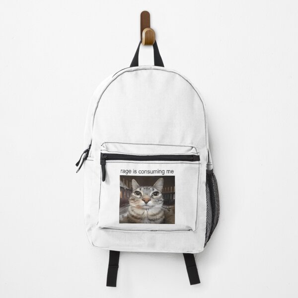 Item preview, Rage Is Consuming Me Silly Staring Cat Meme designed and sold by uza-nHornber.