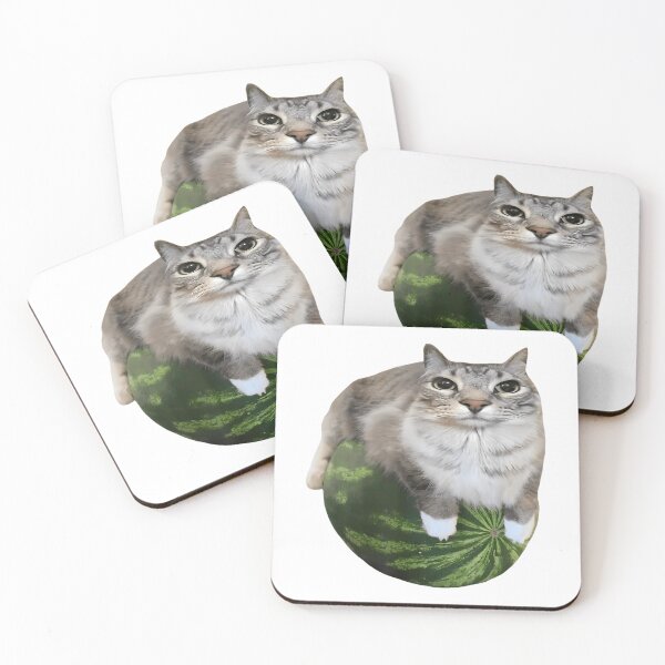 Item preview, Watermelon Cat Silly Cat Meme designed and sold by uza-nHornber.