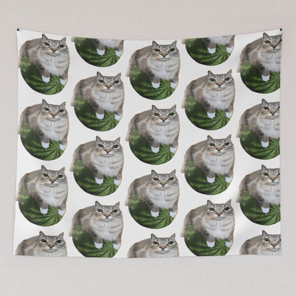 Item preview, Watermelon Cat Silly Cat Meme designed and sold by uza-nHornber.