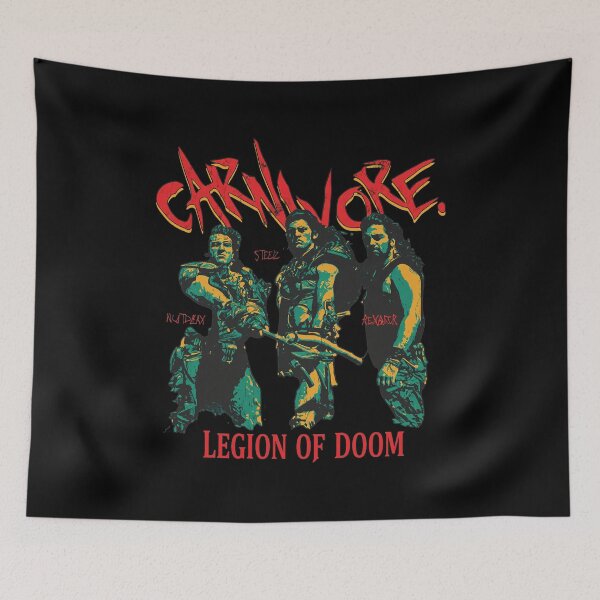 Item preview, Carnivore Legion of Doom Post-Apocalyptic Metal Art designed and sold by WalkercKenziec.