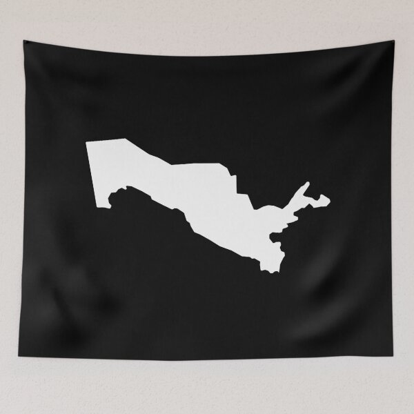 Item preview, Uzbekistan Country Shape UZ designed and sold by shitpostee.