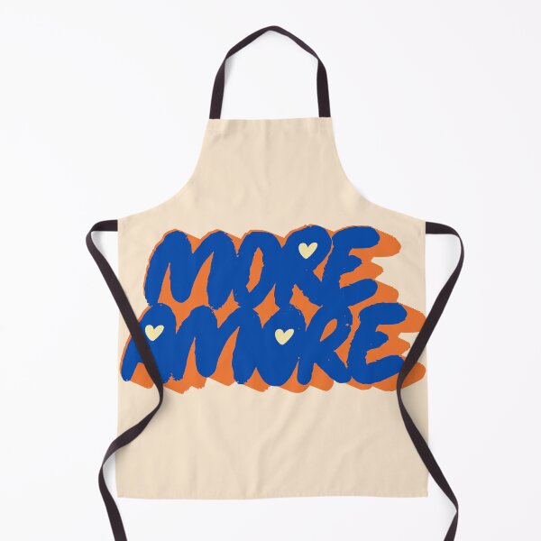 Item preview, More Amore Cute Retro Heart Typographic in Matisse Vibe designed and sold by nineFlorals.