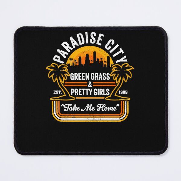 Item preview, Paradise City   Green Grass  Pretty Girls   Funny 80'S Classic Rock  designed and sold by plakkewsregnku.