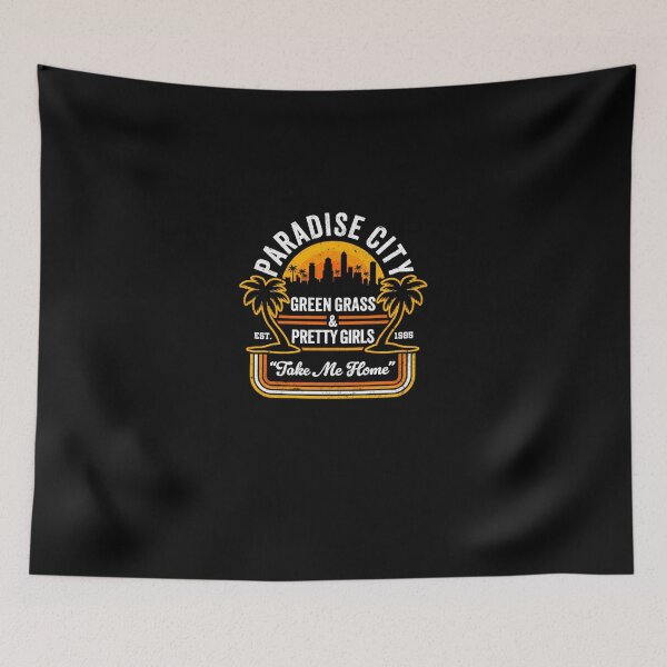 Item preview, Paradise City   Green Grass  Pretty Girls   Funny 80'S Classic Rock  designed and sold by plakkewsregnku.