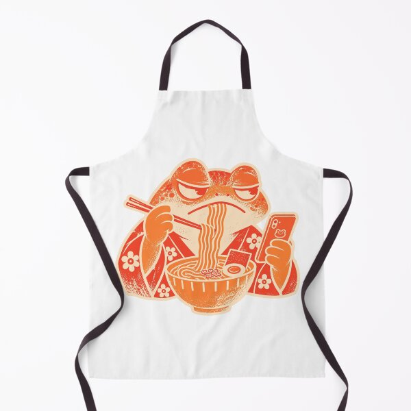 Item preview, Grumpy Frog Eat Ramen and Scroll Phone designed and sold by J-Style-Design.
