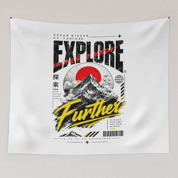 Item preview, Explore Further Dream Bigger Go Further Streetwear designed and sold by KLERIKSTORE.