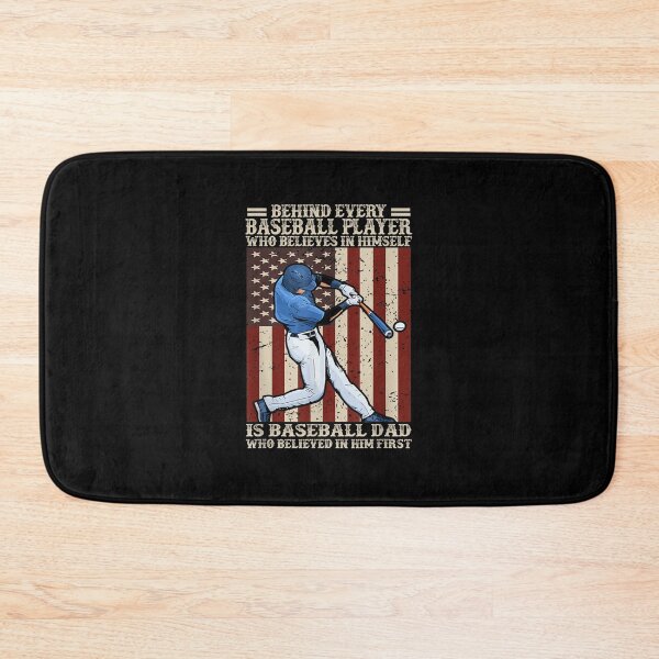 Item preview, Behind Every Baseball Player Is A Baseball Dad Vintage US Flag designed and sold by WhimsyWeird.