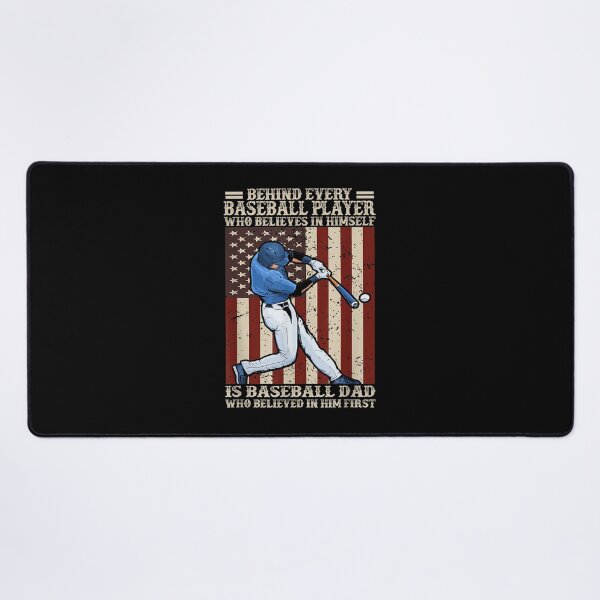 Item preview, Behind Every Baseball Player Is A Baseball Dad Vintage US Flag designed and sold by WhimsyWeird.