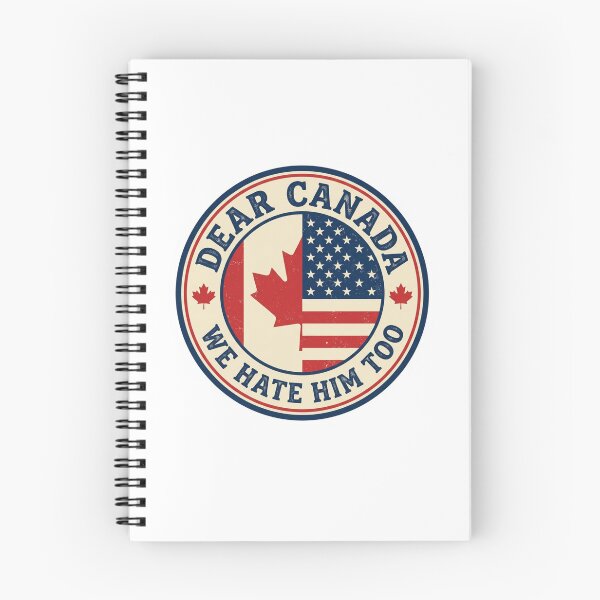 Item preview, Dear Canada We Hate Him Too Anti Trump Apology Badge Sarcastic Political Humor designed and sold by raedattia.