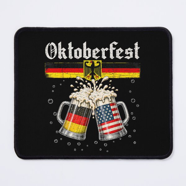 Item preview, Oktoberfest German Drinking Men Women Vintage German Flag designed and sold by RenettaFunky.