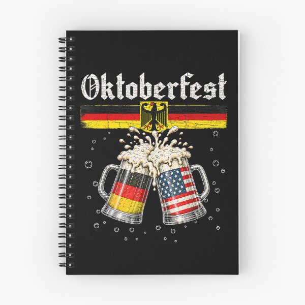 Item preview, Oktoberfest German Drinking Men Women Vintage German Flag designed and sold by RenettaFunky.