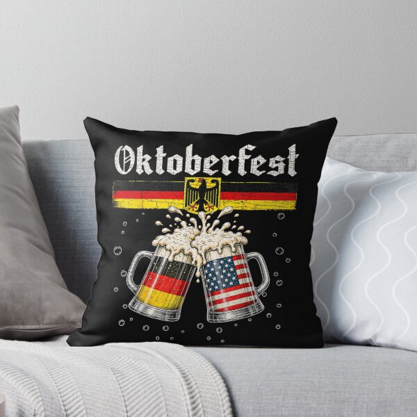 Item preview, Oktoberfest German Drinking Men Women Vintage German Flag designed and sold by RenettaFunky.