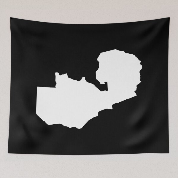 Item preview, Zambia Country Shape ZM designed and sold by shitpostee.