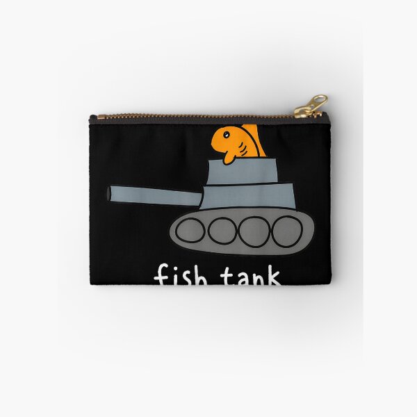 Item preview, Fish Tank Funny Fish Military Tank Aquarium Pun Humor designed and sold by RenettaFunky.