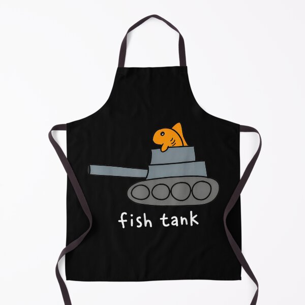 Item preview, Fish Tank Funny Fish Military Tank Aquarium Pun Humor designed and sold by RenettaFunky.