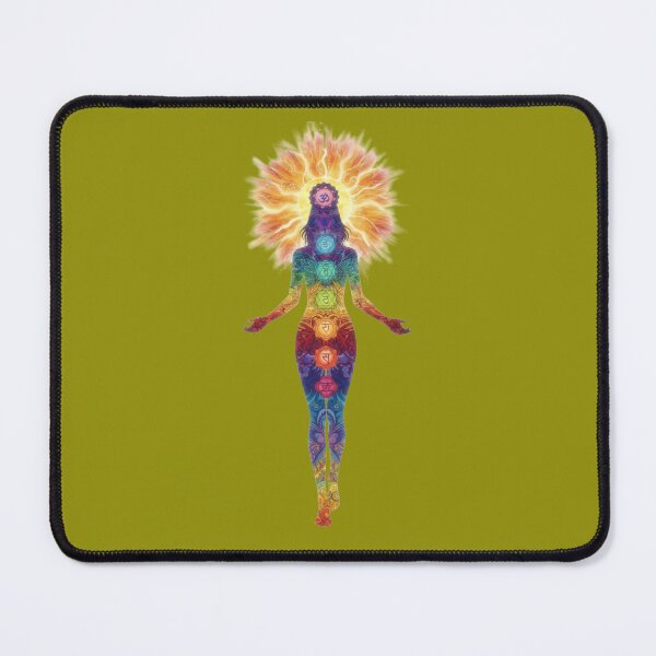 Item preview, Spiritual Woman Chakra Meditation art designed and sold by Mattigiov.
