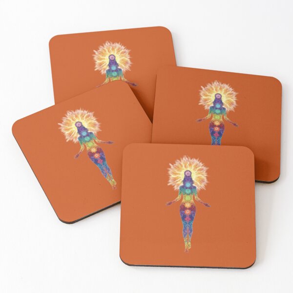 Item preview, Spiritual Woman Chakra Meditation art designed and sold by Mattigiov.
