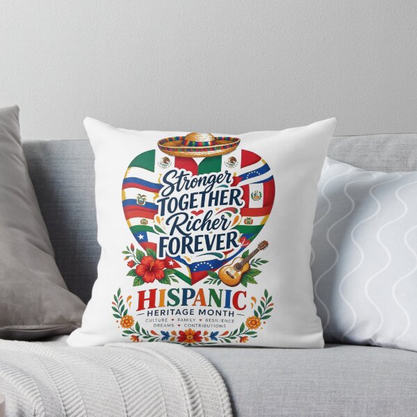 Item preview, Stronger Together, Richer Forever – Hispanic Heritage Month Cultural Pride designed and sold by CKADigital.