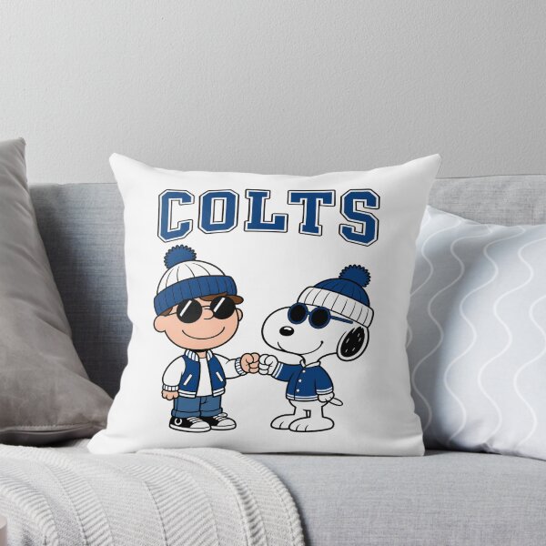Item preview, Charlie Brown & Snoopy Indianapolis Colts Football Retro F305 designed and sold by GLUVY-THEME.