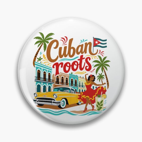 Item preview, Cuban Roots Proud Cuban Roots Cuba Flag  designed and sold by Colorfulman.