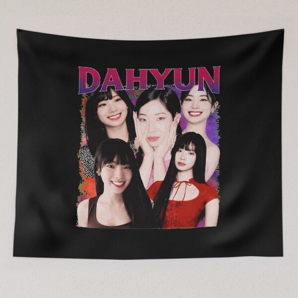 Item preview, DAHYUN TWICE Vintage Retro Collage  designed and sold by MalikHobb94818.