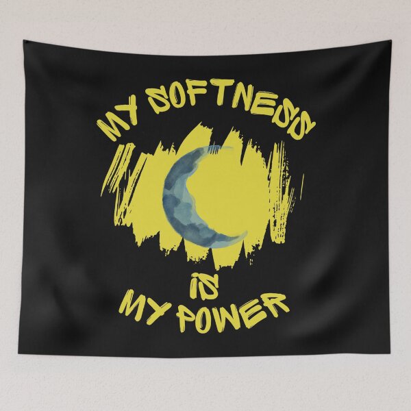 Item preview, Moon Affirmation product — My Softness Is My Power Egyptian Lunar Gold Design designed and sold by Soft Strength Studio.