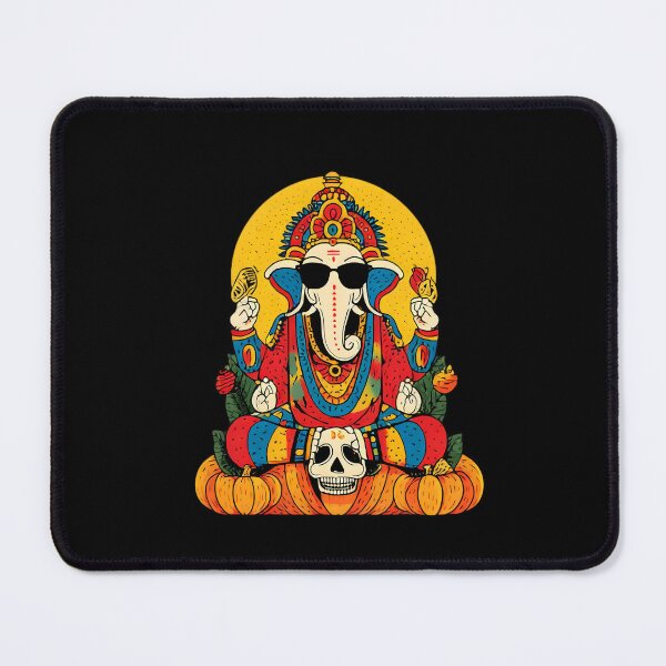 Item preview, Cool Elephant Halloween Yellow Halo Blessing Pumpkin Skull Pop Art designed and sold by PANNARUK THAILAND.