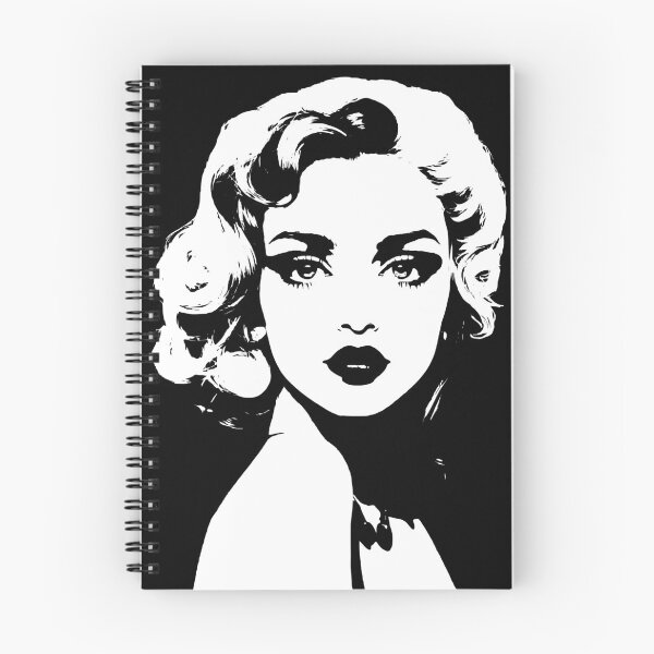 Item preview, Pretty Girl Woman with Blond Hair Black White Shapes Mania designed and sold by Shapes-Mania.