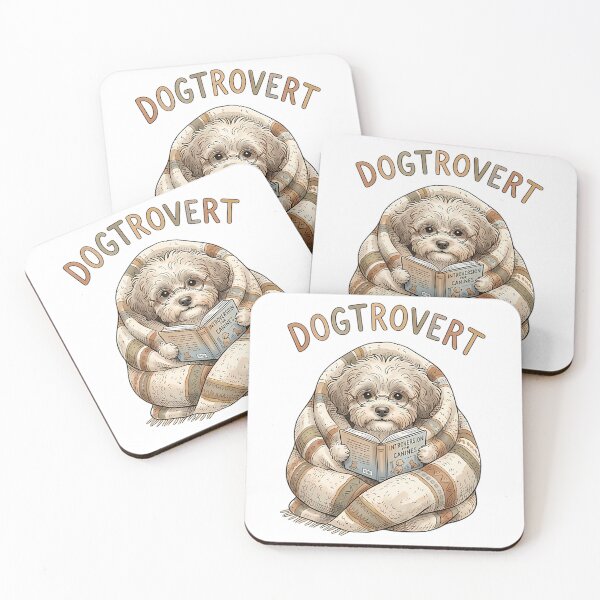 Item preview, Dogtrovert Cozy Blanket Burrito Print designed and sold by ylva-nLoeb.