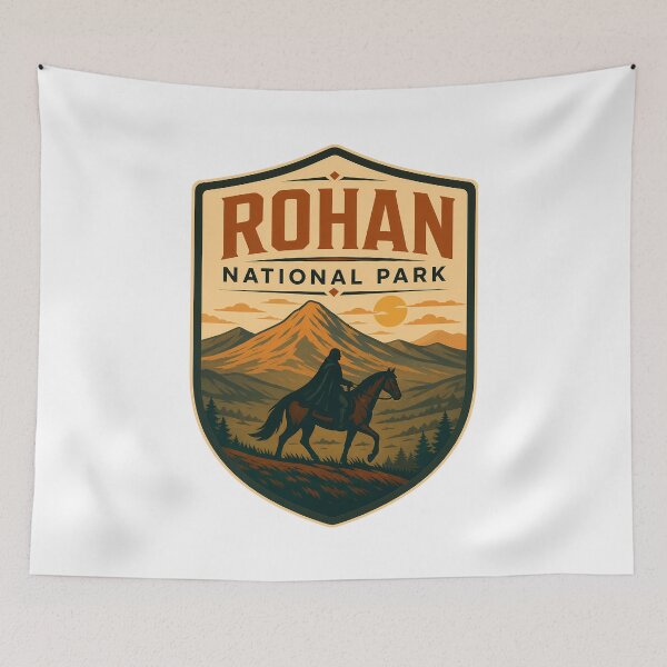 Item preview, Rohan National Park Travel Nature Landscape designed and sold by FrontierCosmic.