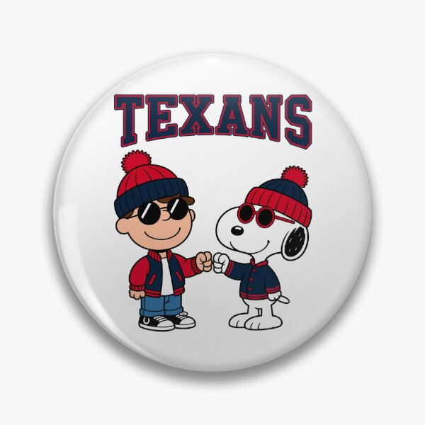 Item preview, Charlie Brown & Snoopy Houston Texans Football Retro F306 designed and sold by GLUVY-THEME.