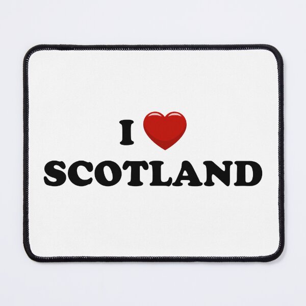 Item preview, I Love Scotland / I Heart Scotland (Black text with red heart) designed and sold by STUDIO-72.