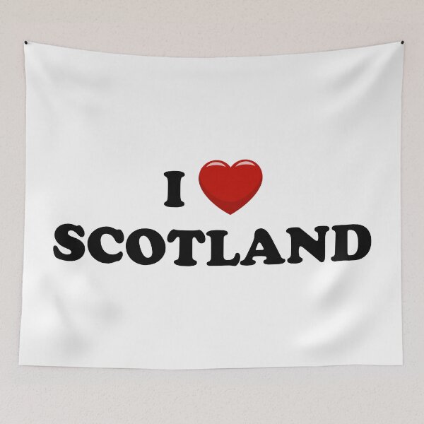 Item preview, I Love Scotland / I Heart Scotland (Black text with red heart) designed and sold by STUDIO-72.