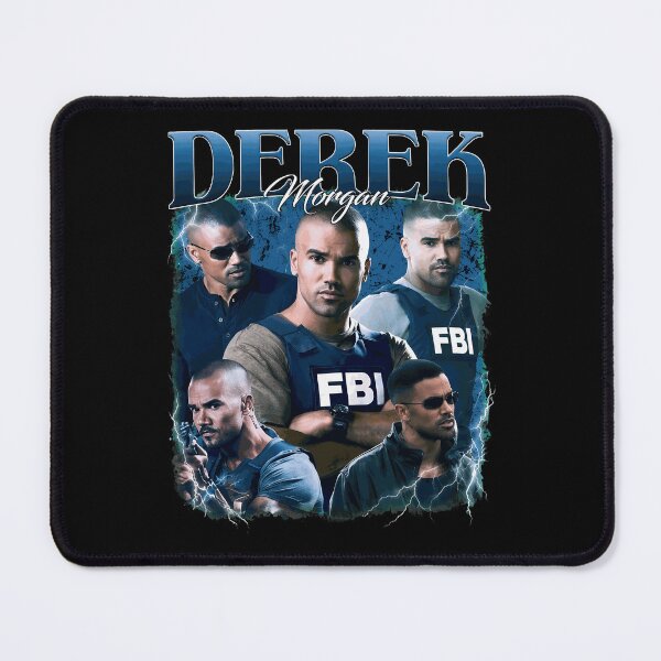 Item preview, DEREK Morgan FBI Vintage Retro Fan Tee designed and sold by SeanThoma82727.