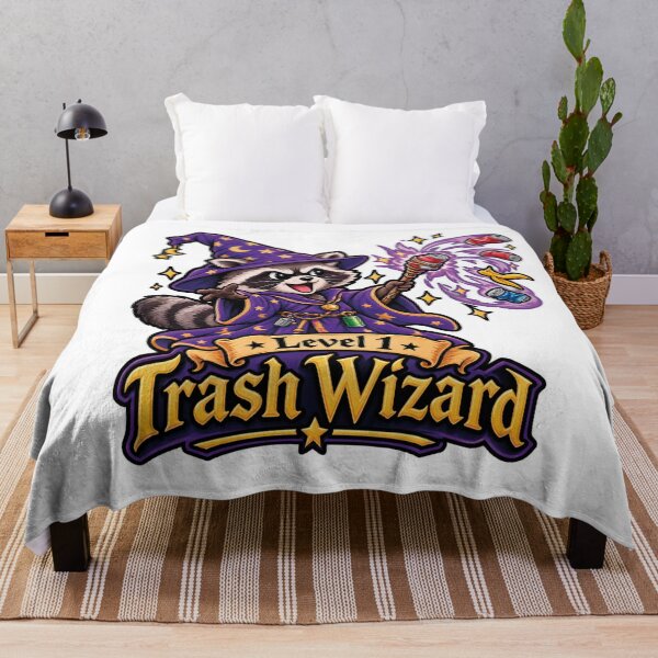 Item preview, Level 1 Trash Wizard Raccoon RPG designed and sold by CrazySzoopWorld.