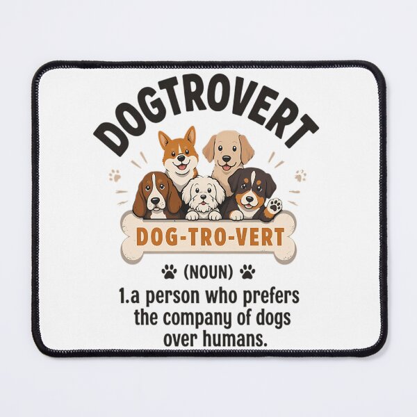 Item preview, Dogtrovert Definition Cute designed and sold by ylva-nLoeb.