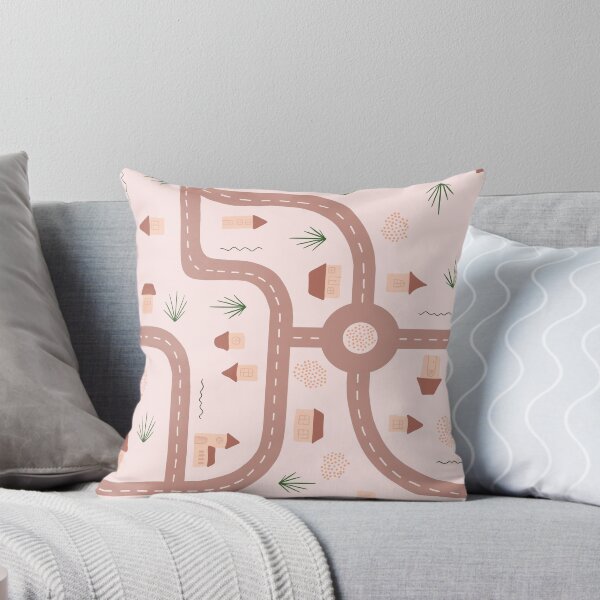 Item preview, Beige Houses and Roads  designed and sold by Liliaphylla.