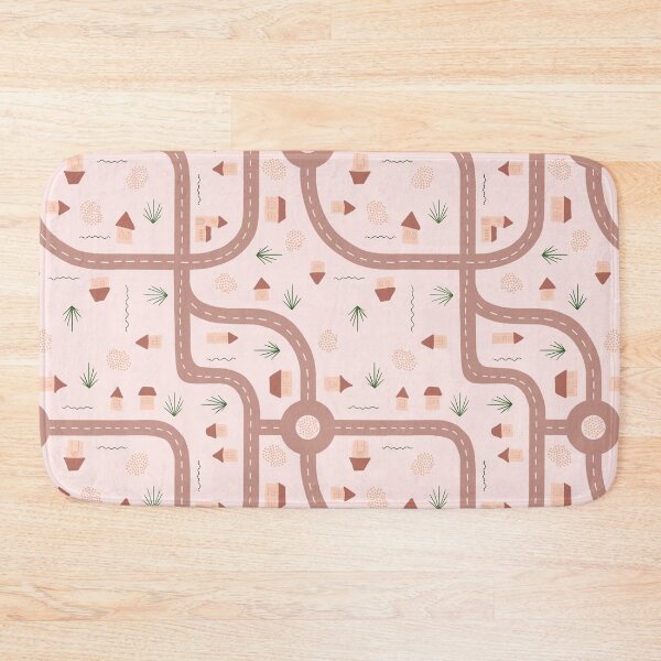 Item preview, Beige Houses and Roads  designed and sold by Liliaphylla.