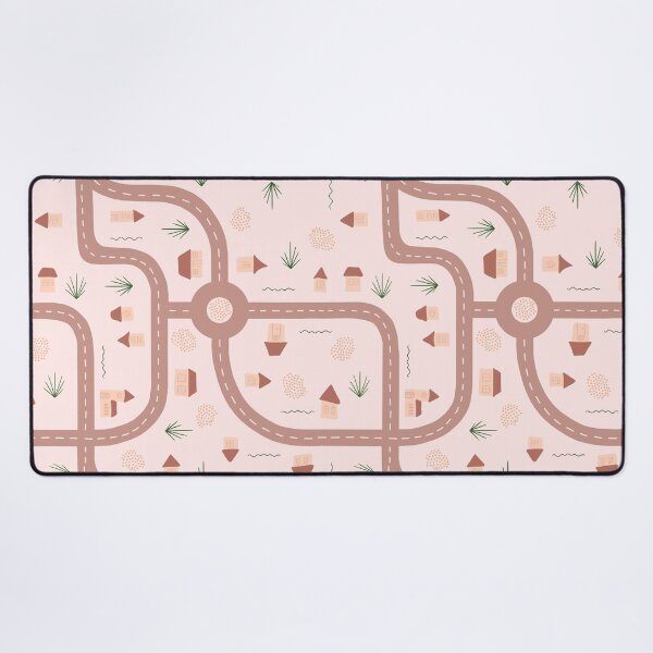 Item preview, Beige Houses and Roads  designed and sold by Liliaphylla.
