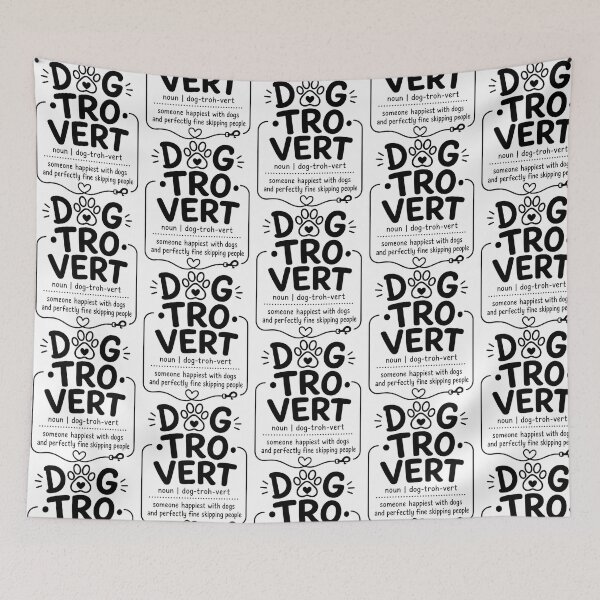 Item preview, Dogtrovert Dog Lover designed and sold by ylva-nLoeb.