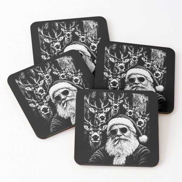 Item preview, Smoking Retro Santa designed and sold by lockyrollflu.