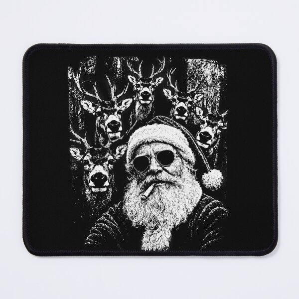 Item preview, Smoking Retro Santa designed and sold by lockyrollflu.