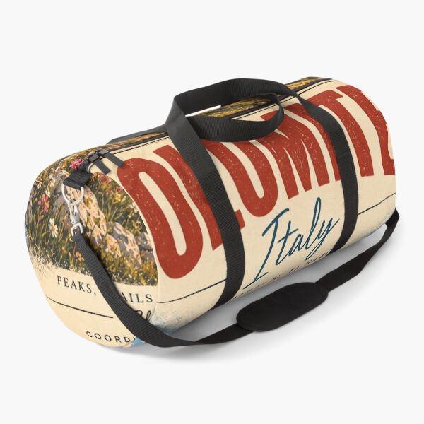 Item preview, Dolomites Italy Vintage Travel Postcard – Alpine Mountain Coordinates Art designed and sold by ChicClicker.