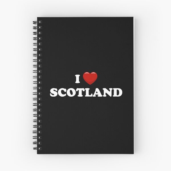 Item preview, I Love Scotland / I Heart Scotland (White text with red heart) designed and sold by STUDIO-72.