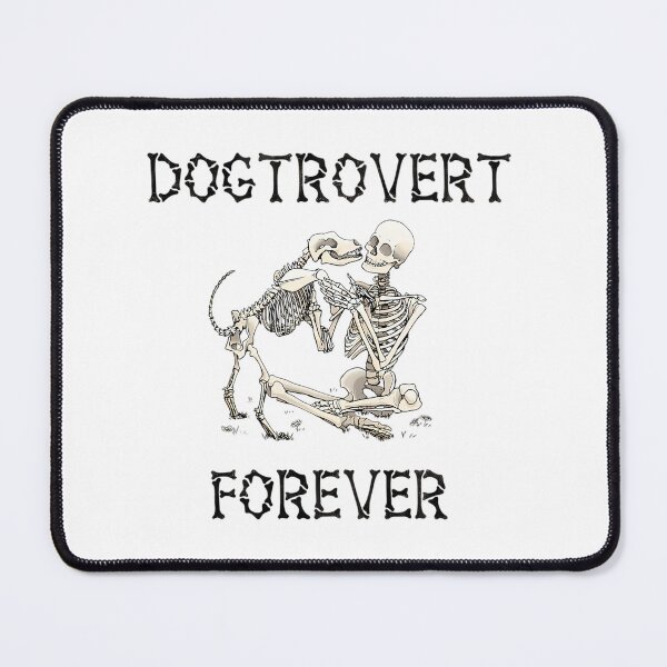 Item preview, Dogtrovert Forever Spooky Skeleton Dog Introvert designed and sold by ylva-nLoeb.