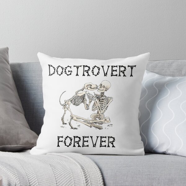 Item preview, Dogtrovert Forever Spooky Skeleton Dog Introvert designed and sold by ylva-nLoeb.