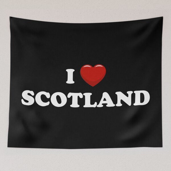 Item preview, I Love Scotland / I Heart Scotland (White text with red heart) designed and sold by STUDIO-72.