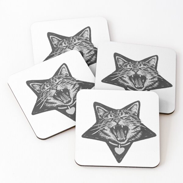 Item preview, Cat Star Gothic T-Shirt Design designed and sold by cchickennugget.